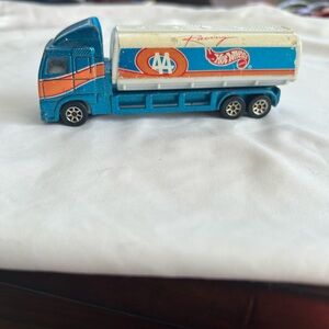 Vintage Hot Wheels Blue and Orange Racing Truck